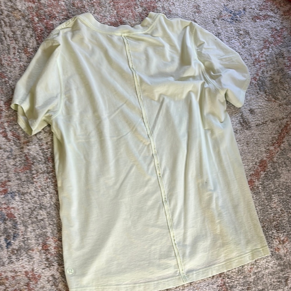 lululemon all yours tee Pale Green Short Sleeve Tee